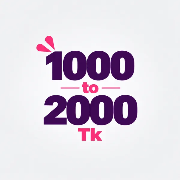 ৳1,000 – ৳2,000