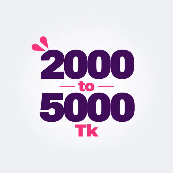 ৳2,000 – ৳5,000