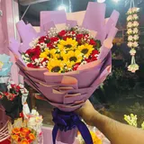 Sunset Spark Mixed Bloom Bouquet – photo 5