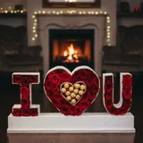 The "I LOVE U" Grandeur Rose & Ferrero Statement Gift Box – photo 1