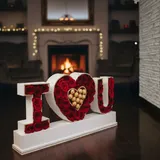 The "I LOVE U" Grandeur Rose & Ferrero Statement Gift Box – photo 2
