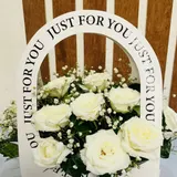 The Purest Wish White Rose "Just For You" Flower Box – photo 2