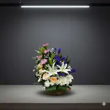 Graceful Lily & Carnation Basket – photo 4
