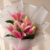 A Fragrant Pink Lily Bouquet – photo 4