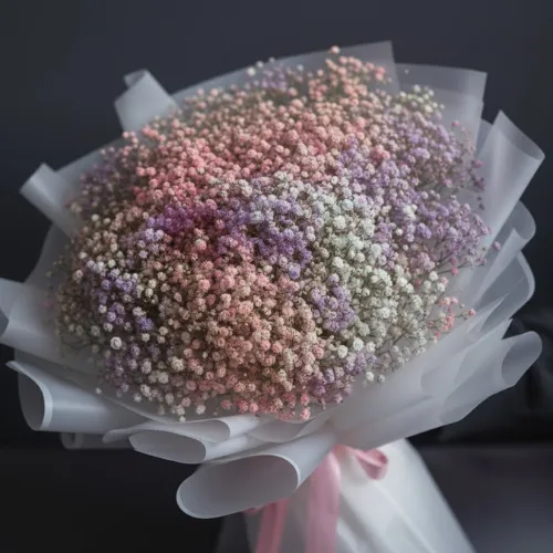 The Pastel Sunset Cloud Multi-Tone Baby's Breath Bouquet