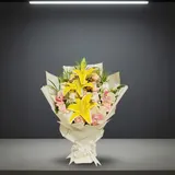 The Forever Bloom Luxury Mixed Artificial Flower Bouquet – photo 1