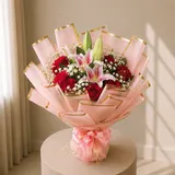 Romance Lily & Rose Bouquet – photo 1