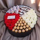 Luxury Chocolate & Rose Arrangement Box – photo 1