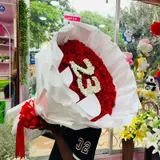 100 Premium Red Roses Bouquet with Fully Customizable Name or Number Design – Perfect for Proposal, Anniversary & Valentine’s Day – photo 3