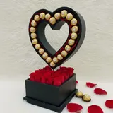 Signature Heart Personalized Red Rose & Ferrero Grand Gift – photo 3