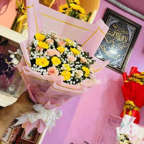A Joyful Rose Bouquet