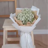 Chinese White Gypsophila Bouquet – photo 1