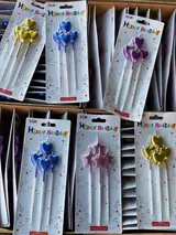The Celebration Sparkle Heart & Star Candles – photo 3