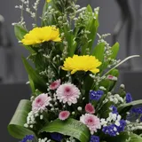Mixed Flower Basket Arrangement – photo 2
