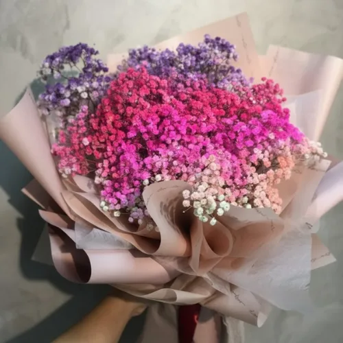 Multi-Color Baby's Breath Cloud Bouquet