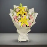 The Forever Bloom Luxury Mixed Artificial Flower Bouquet – photo 3