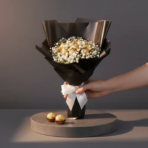 Ferrero Rocher Chocolate & Floral Delight Bouquet