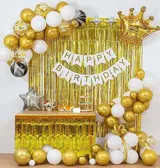 Multi-Color Foil Fringe Curtain - Shimmering Party Backdrop Decoration – photo 2
