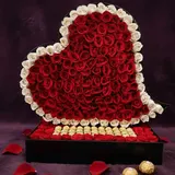 Love Heart Rose & Ferrero Grand Masterpiece – photo 2