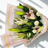 Elegant Pink Lily Bouquet – photo 5