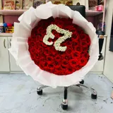 100 Premium Red Roses Bouquet with Fully Customizable Name or Number Design – Perfect for Proposal, Anniversary & Valentine’s Day – photo 6