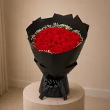 A Breathtaking 50 Red Rose Bouquet – photo 1