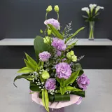 Elegant Flower Basket Arrangement – Luxury Gift Bouquet – photo 4