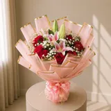 Romance Lily & Rose Bouquet – photo 4