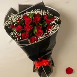 Deluxe Red Rose Statement Bouquet – photo 1