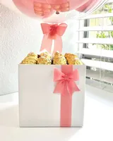 Custom Pink Birthday Balloon Box with Ferrero Chocolates – photo 2