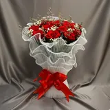 The Romance Red Rose Round Bouquet – photo 1