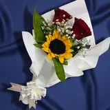Sunny Love Mini Bouquet: Rose & Sunflower Mix – photo 3