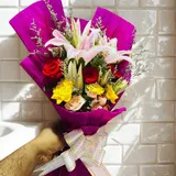 Vivid Romance Lily & Rose Bouquet – photo 2