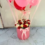 The Celebration Lift Personalized Balloon, Rose & Chocolate Bucket Combo – photo 5