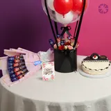 Anniversary Grandeur: Ultimate Chocolate & Balloon Bouquet with Cake  Combo Set – photo 2