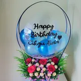 Luxury Surprise Gift Box with Balloon and Ferrero Rocher – Romantic Custom Arrangement for Special Occasions – photo 2