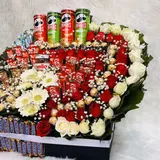 Ultimate Snacks, Mix Chocolate, and Flower Hamper Box – photo 5