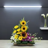 Premium Sunflower Basket Arrangement – Elegant Gift Bouquet – photo 4