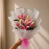 A Fragrant Pink Lily Bouquet – photo 1
