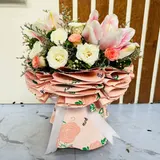 Sweetest Whisper Round Mini Lily & Rose Gift Bouquet – photo 1