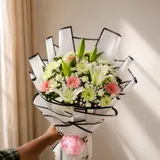 Blissful Glow Lily & Gerbera Bouquet – photo 4