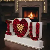 The "I LOVE U" Grandeur Rose & Ferrero Statement Gift Box – photo 3