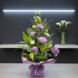 Elegant Flower Basket Arrangement – Luxury Gift Bouquet – photo 2
