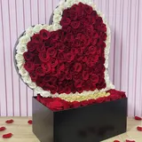 The Heart-Shaped Red Rose & Ferrero Masterpiece Box – photo 3