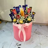 The Celebration Lift Personalized Balloon, Rose & Chocolate Bucket Combo – photo 3