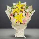 The Forever Bloom Luxury Mixed Artificial Flower Bouquet – photo 4