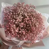 The Cotton Candy Cloud: Deluxe Pink Baby's Breath Bouquet – photo 2