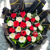 Passion & Purity Rose Bouquet – photo 2