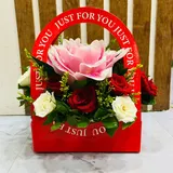 The Heartfelt Harmony Red Box Mixed Rose & Lily Arrangement – photo 3