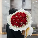 Eternal Love – 50 Red Roses Bouquet – photo 5